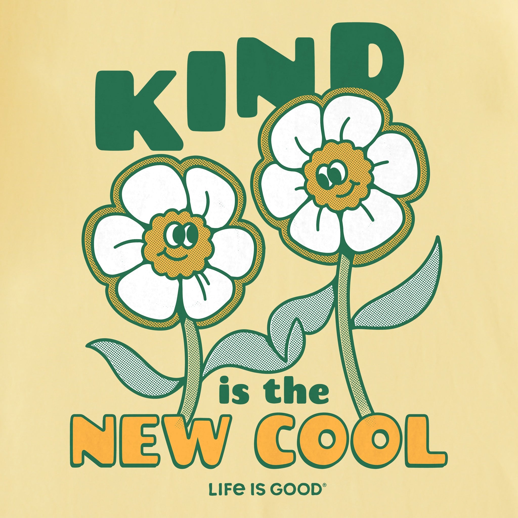 Women's Kind is the New Cool Flowers Short Sleeve Tee
