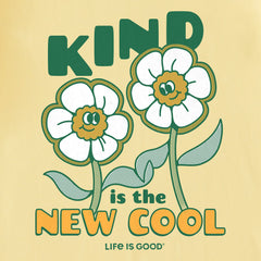 Women's Kind is the New Cool Flowers Short Sleeve Tee