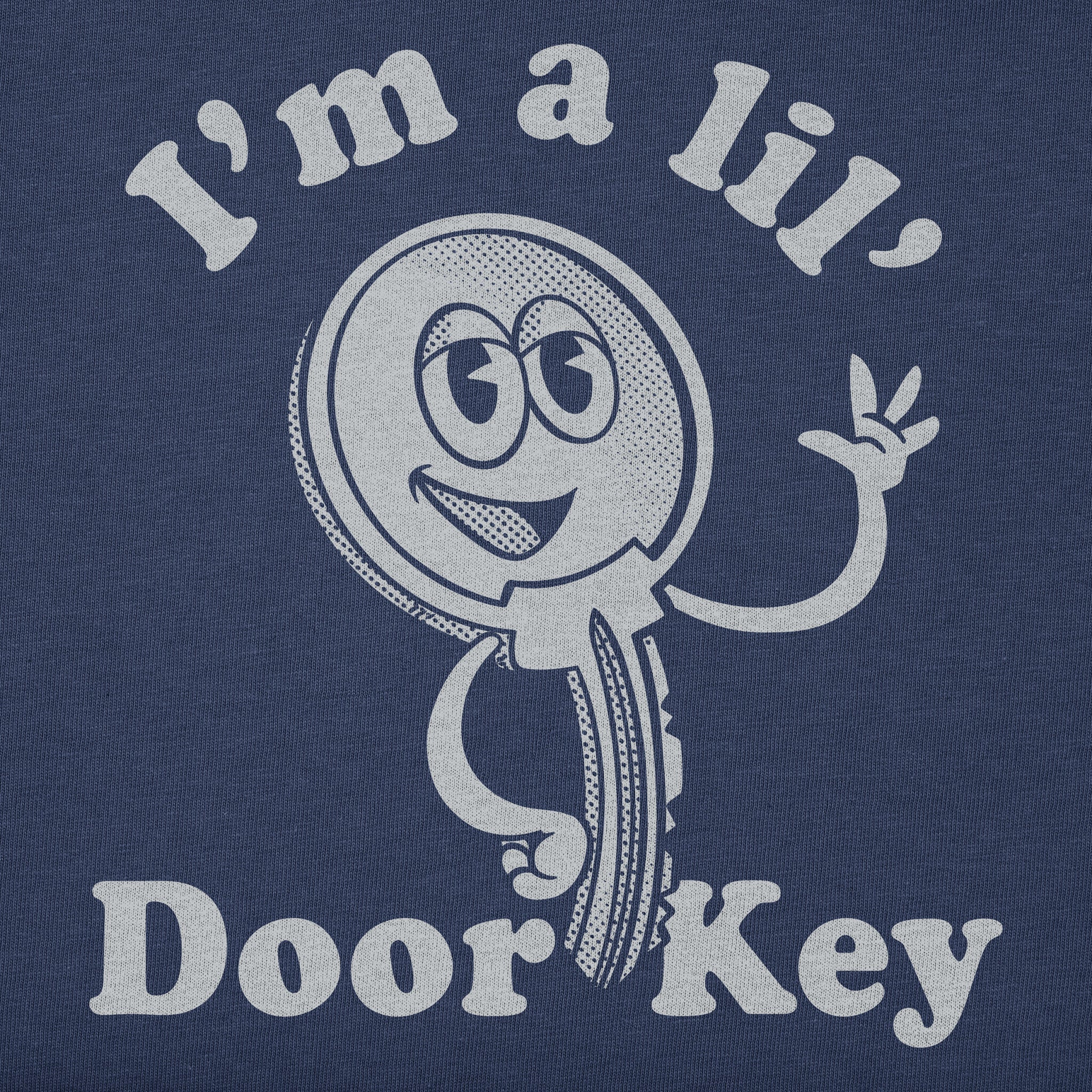 Women's I'm a lil Door Key Short Sleeve Crusher Boxy Tee