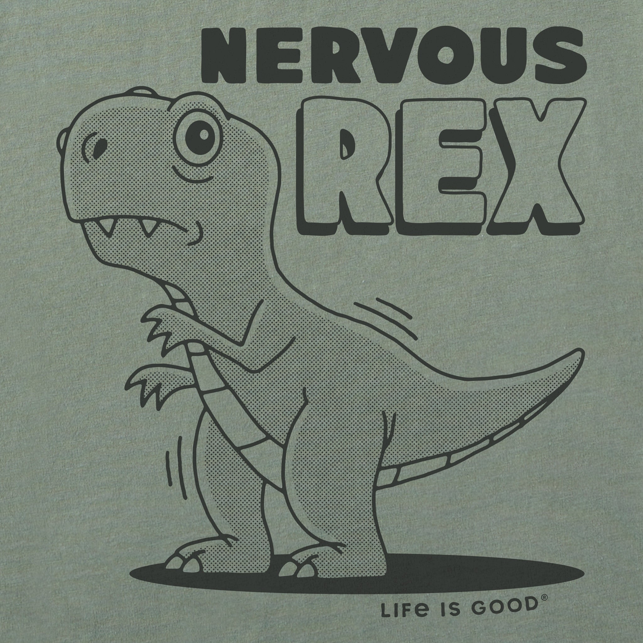 Men's Nervous Rex Dino Short Sleeve Tee