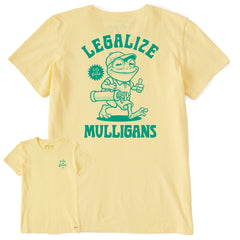 Women's Legalize Mulligans Frog Short Sleeve Tee