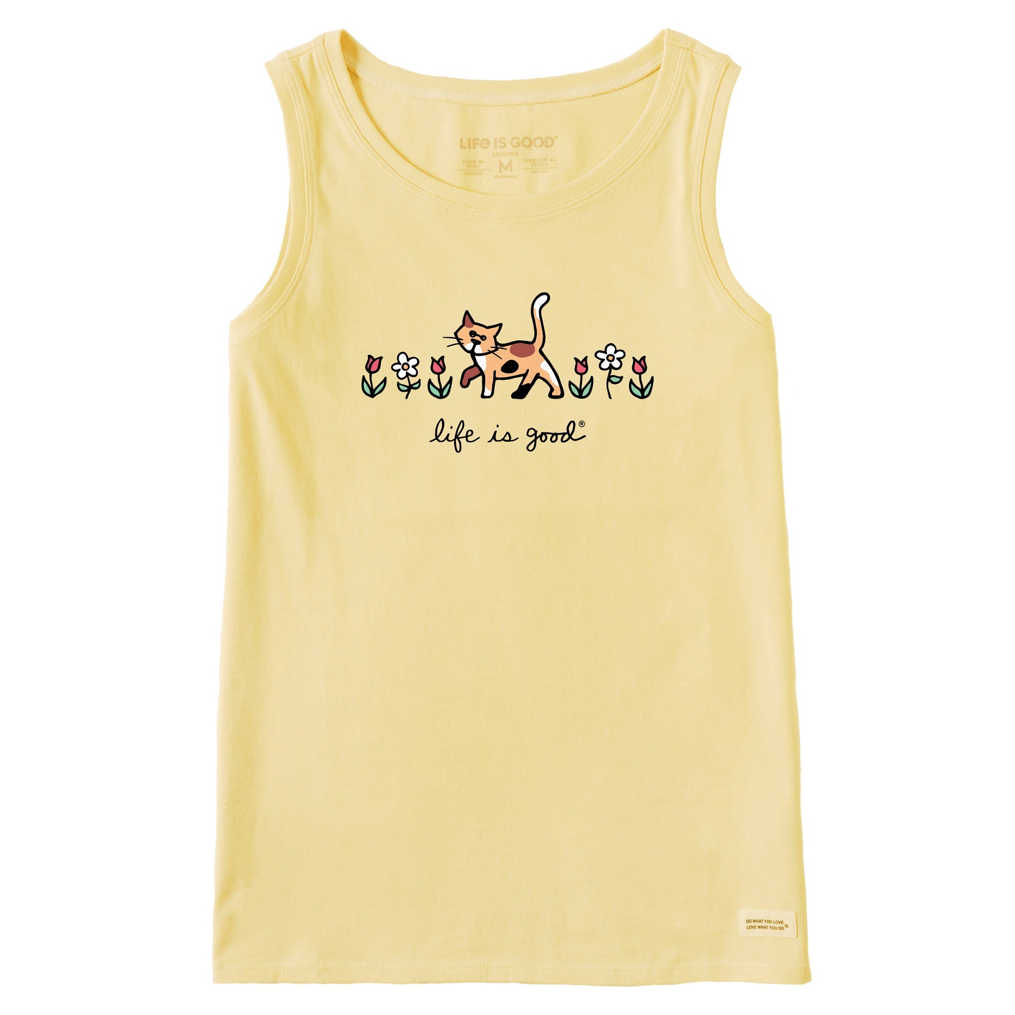 Women's Al with Flowers Crusher Tank