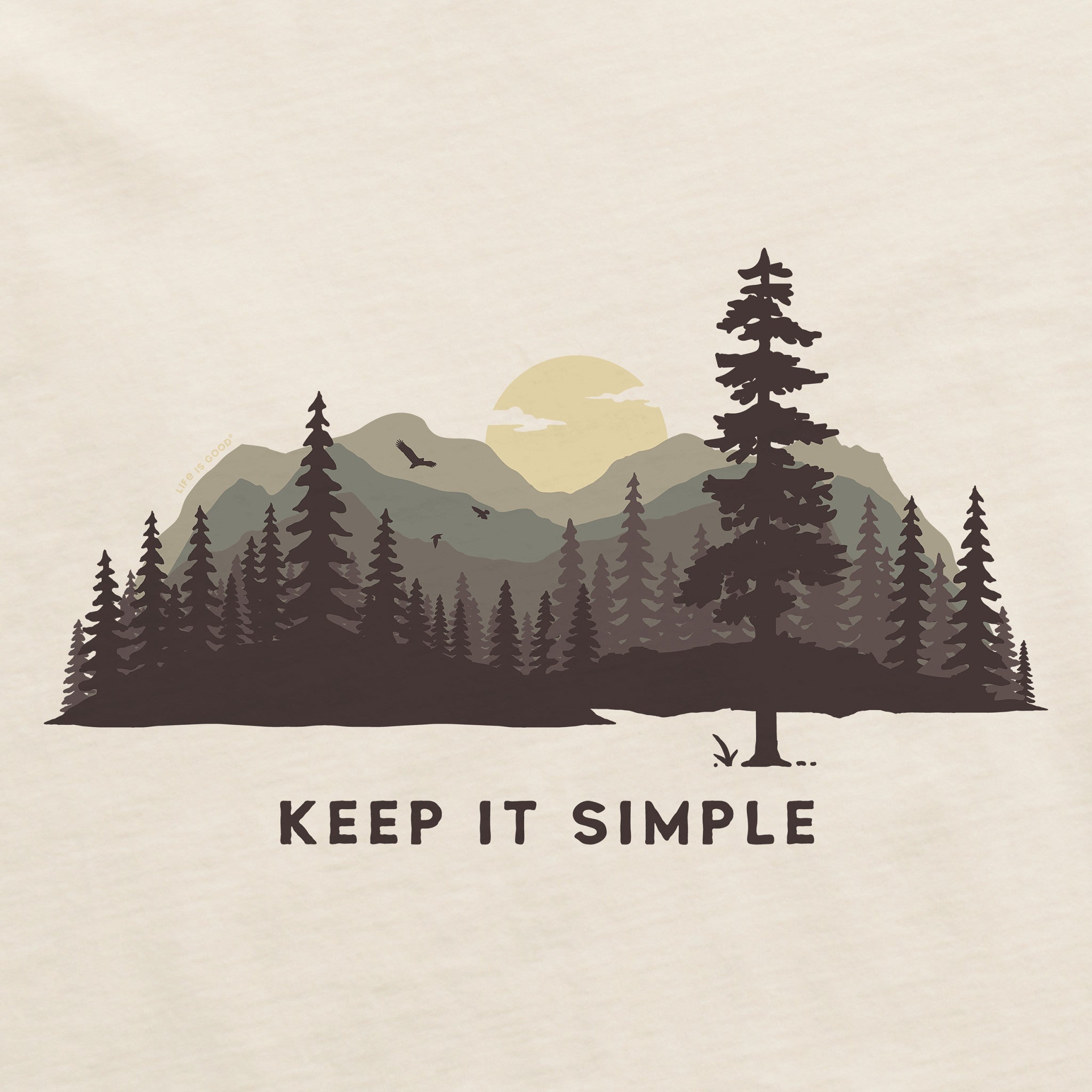 Women's Keep it Simple Evergreen Silo Crusher Tank