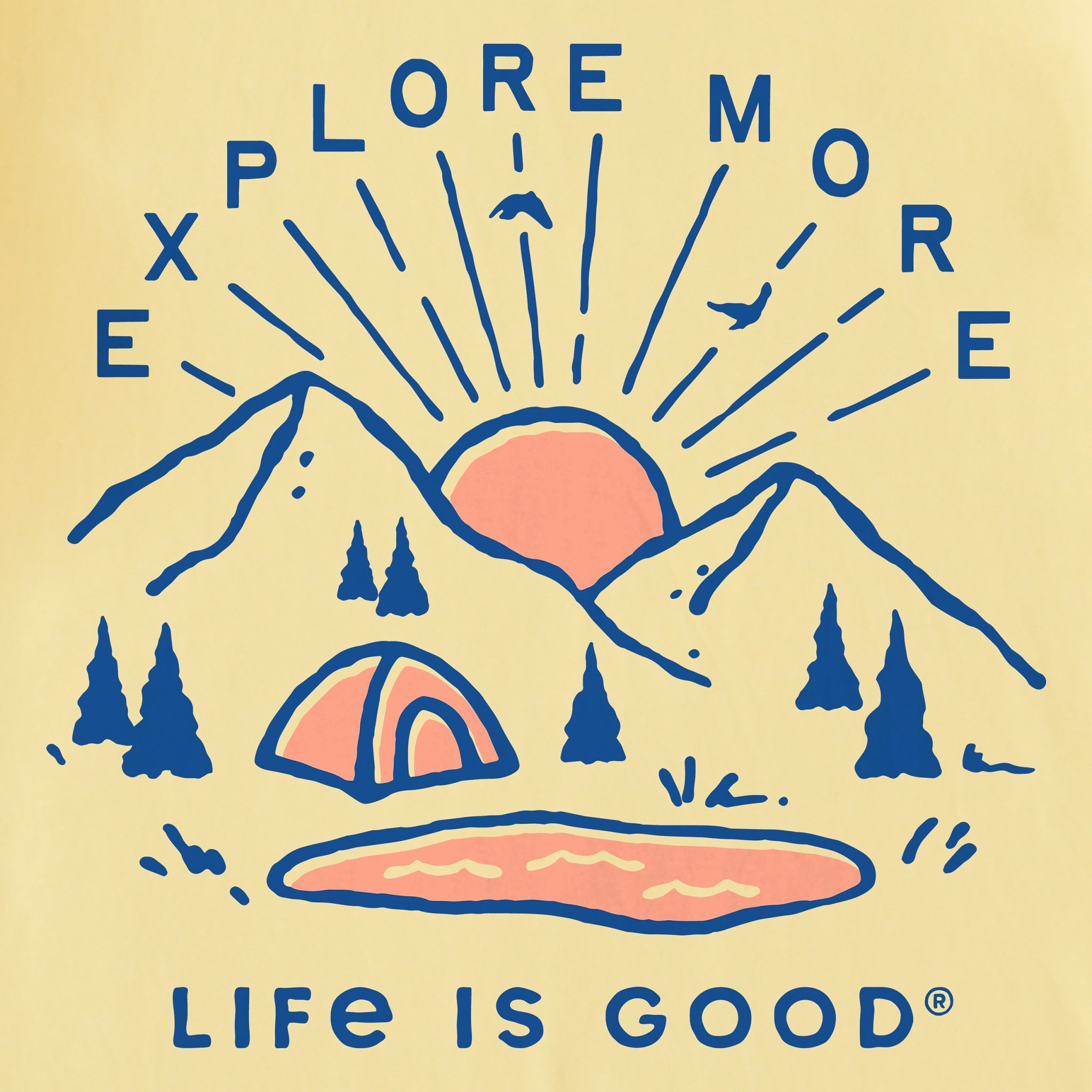 Kids Explore More Sunset Short Sleeve Crusher Tee