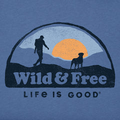 Men's Wild & Free Dog Hike Short Sleeve Crusher Tee