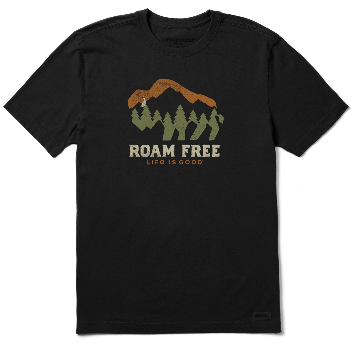 Men's Roam Free Buffalo Short Sleeve Crusher Tee