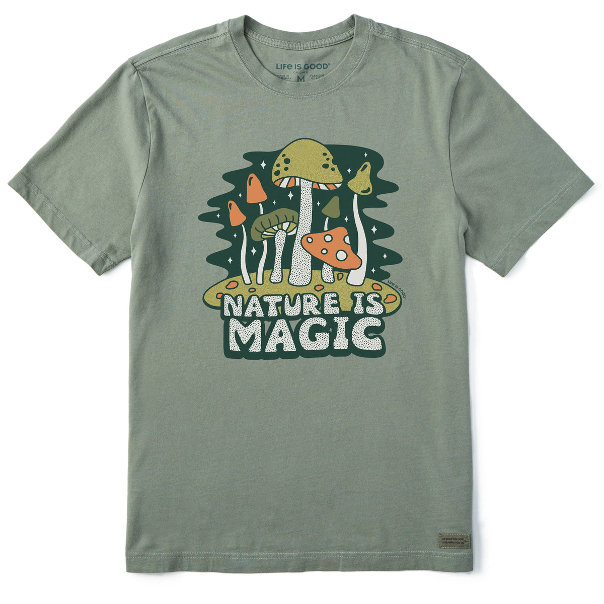 Men's Nature is Magic Mushrooms Short Sleeve Tee