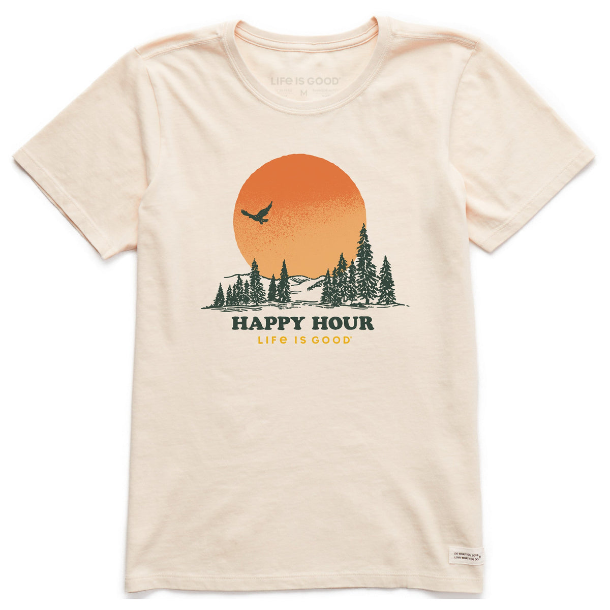 Women's Happy Hour Sunset Short Sleeve Crusher Tee