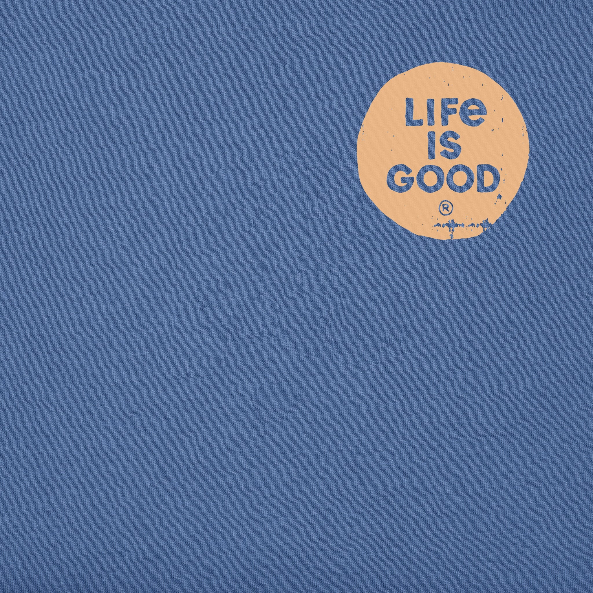Men's Life is Good Sunset Waves Short Sleeve Tee