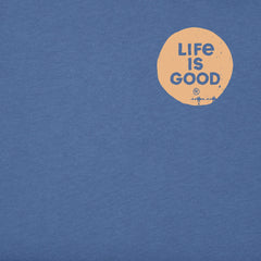 Men's Life is Good Sunset Waves Short Sleeve Tee