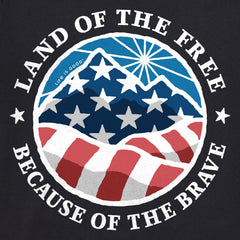 Men's Land of the Free Americana Coin Simply True Fleece Crew