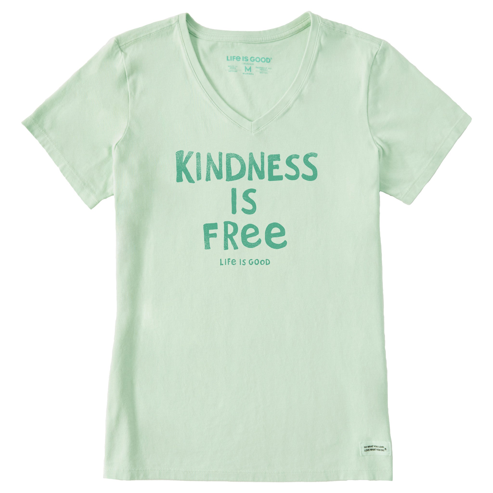 Women's Kindness is Free Short Sleeve Vee