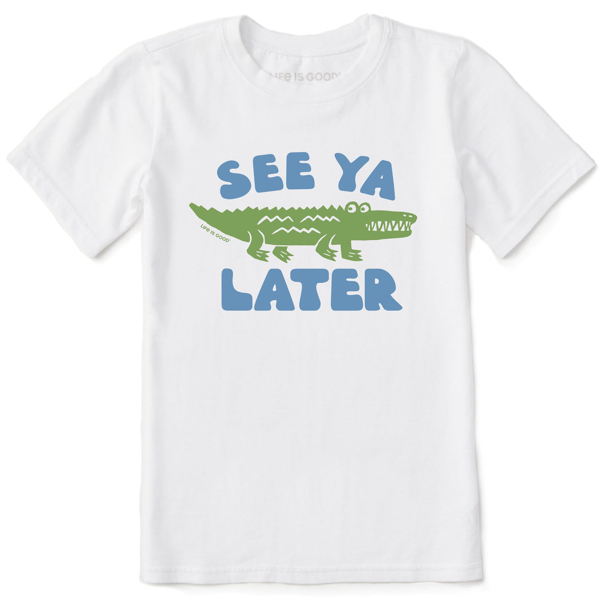 Kids See Ya Later Alligator Short Sleeve Crusher Tee
