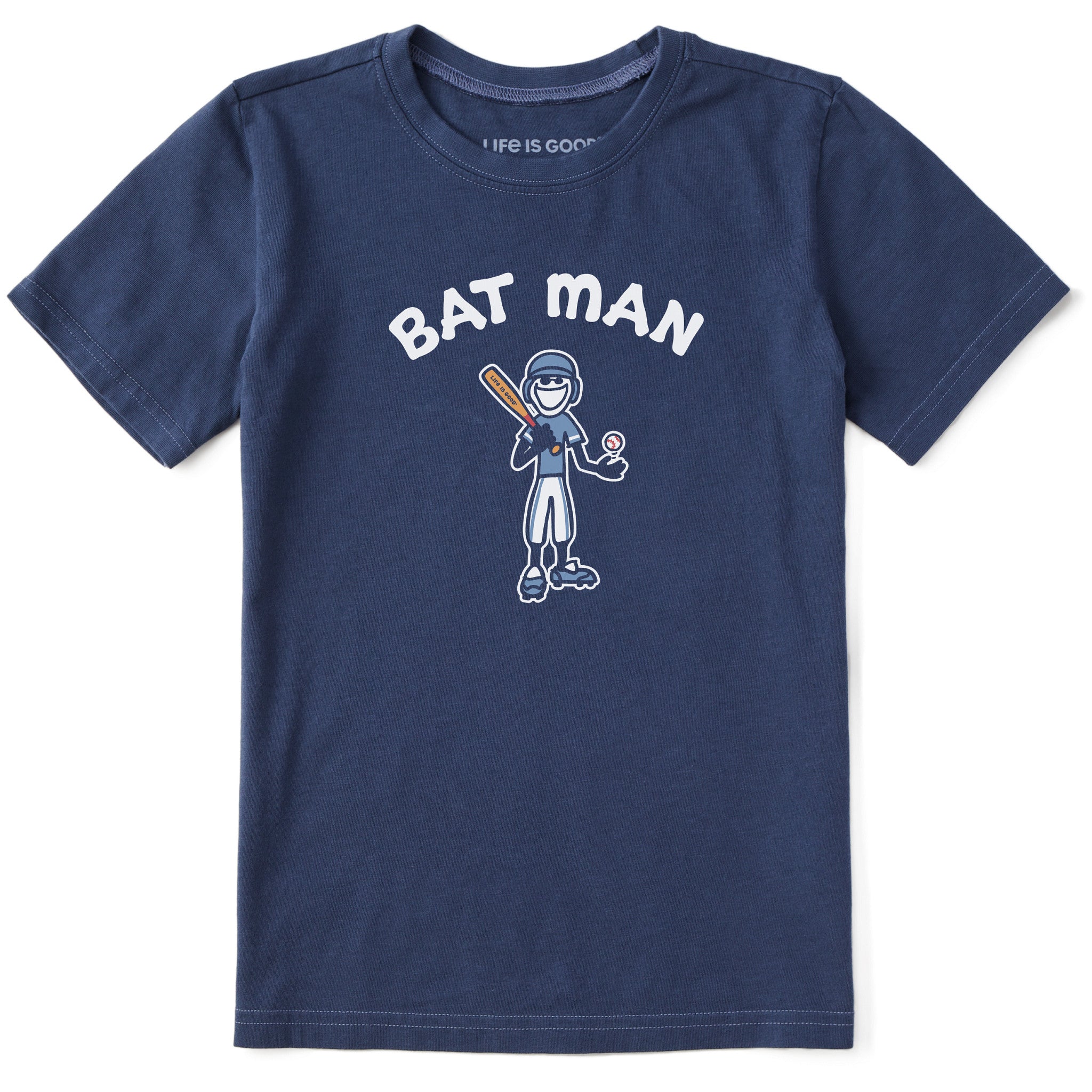 Kids Jake Bat Man Short Sleeve Crusher Tee
