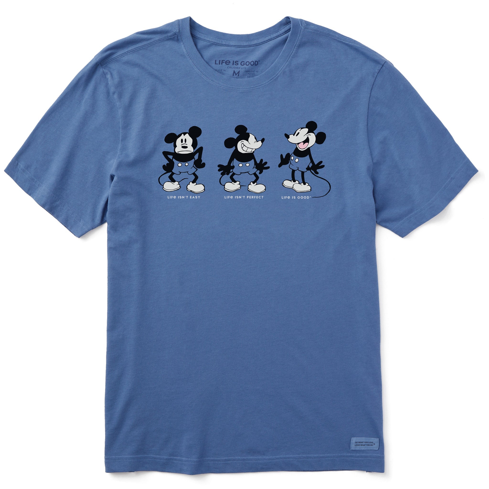 Men's Steamboat Willie Life isn't Easy Short Sleeve Tee