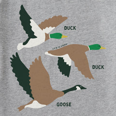 Kids Duck Duck Goose Short Sleeve Crusher Tee
