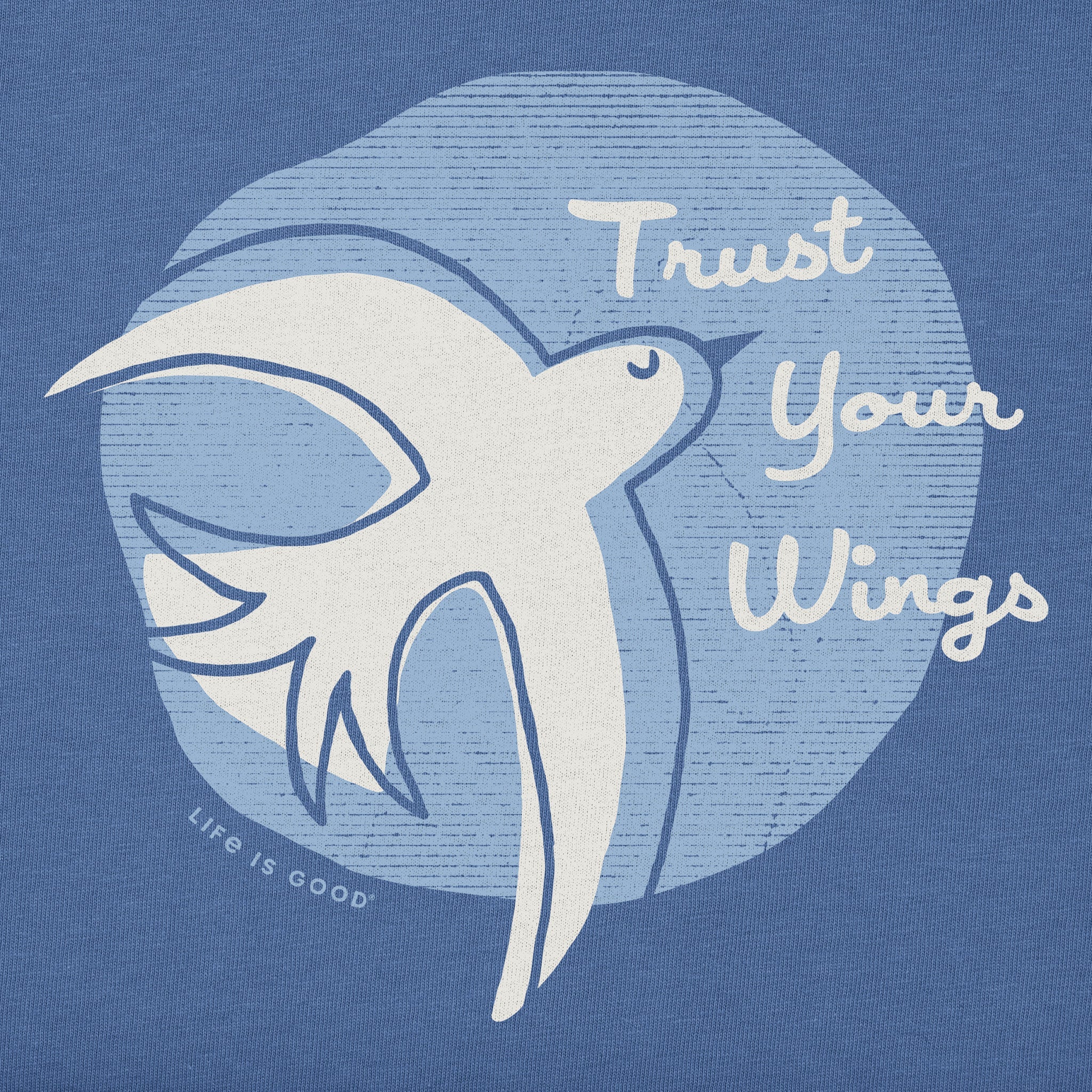 Kids Trust Your Wings Short Sleeve Crusher Tee