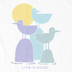 Men's Life is Good Seagull Trio Short Sleeve Tee
