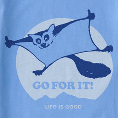 Women's Go For It Flying Squirrel Short Sleeve Tee