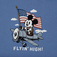 Women's Flyin' High Steamboat Willie Short Sleeve Tee