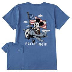 Women's Flyin' High Steamboat Willie Short Sleeve Tee
