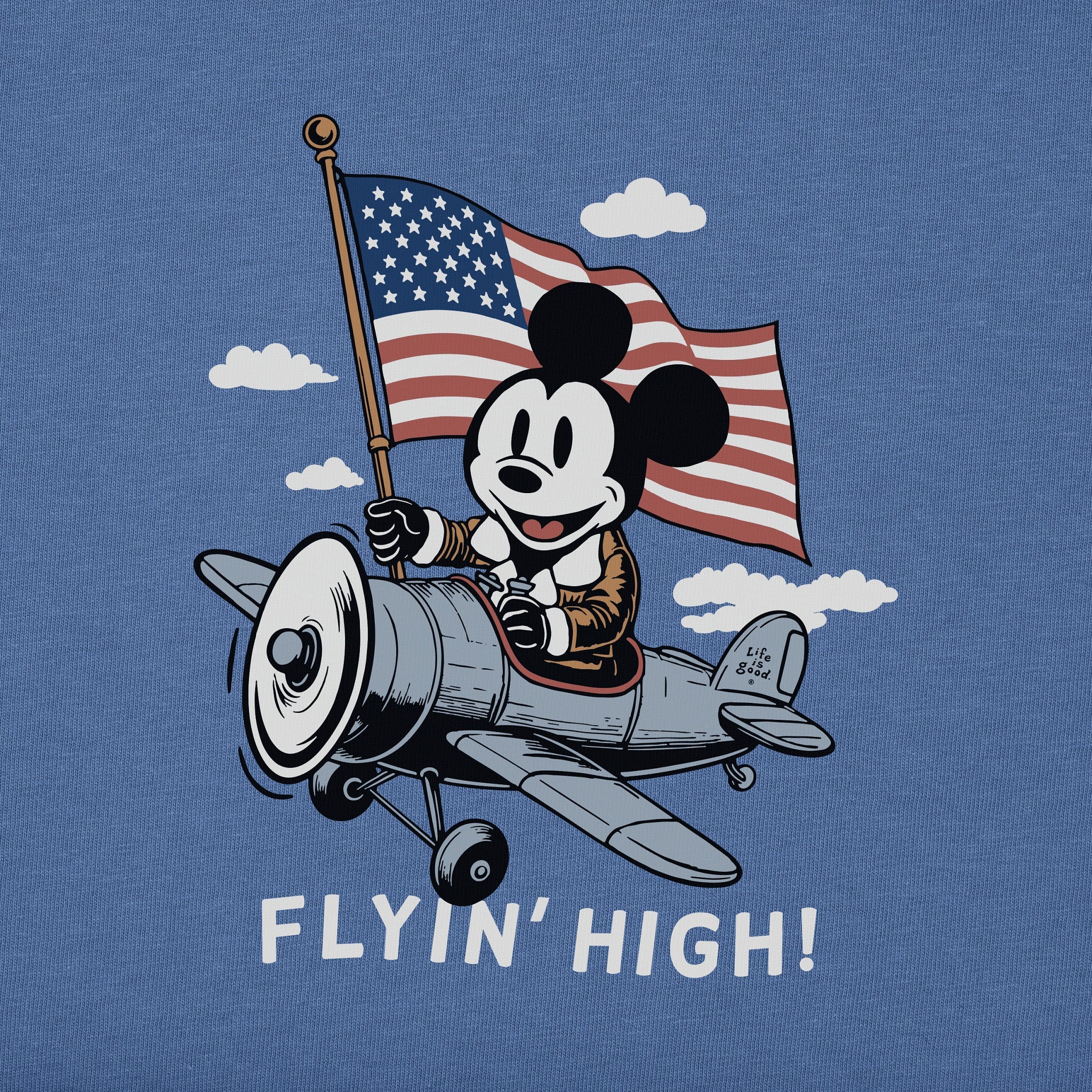 Women's Flyin' High Steamboat Willie Short Sleeve Tee