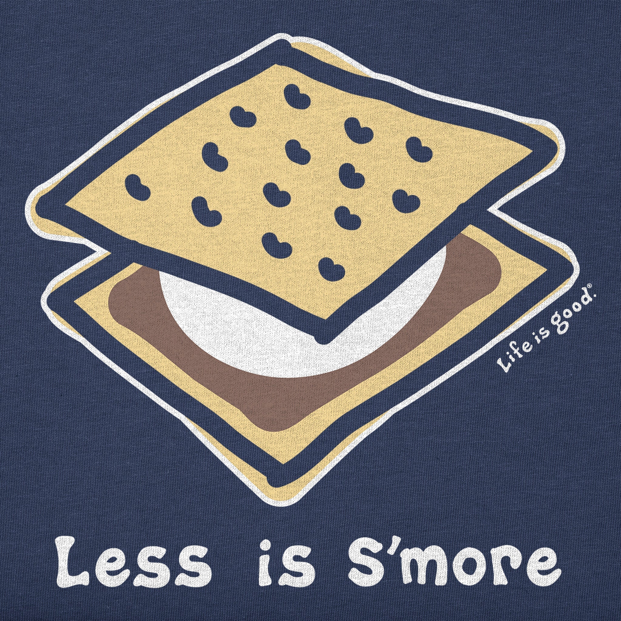Kids Less is Smore Short Sleeve Crusher Tee