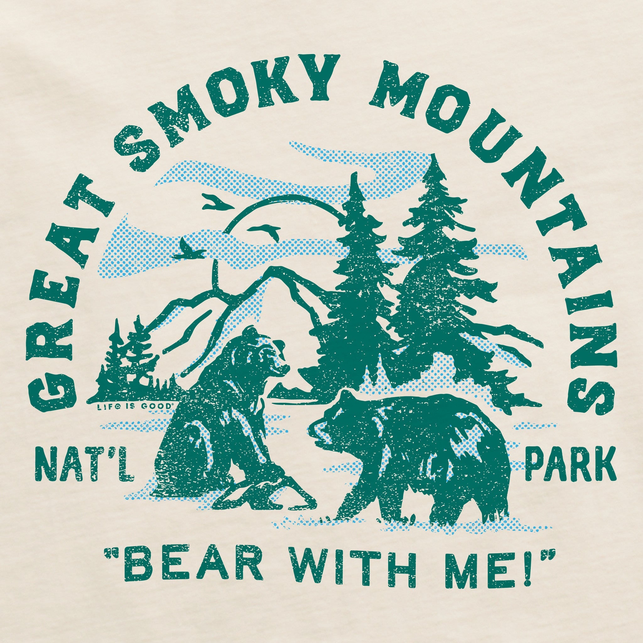 Women's Great Smoky Bear With Me Short Sleeve Crusher Boxy Tee