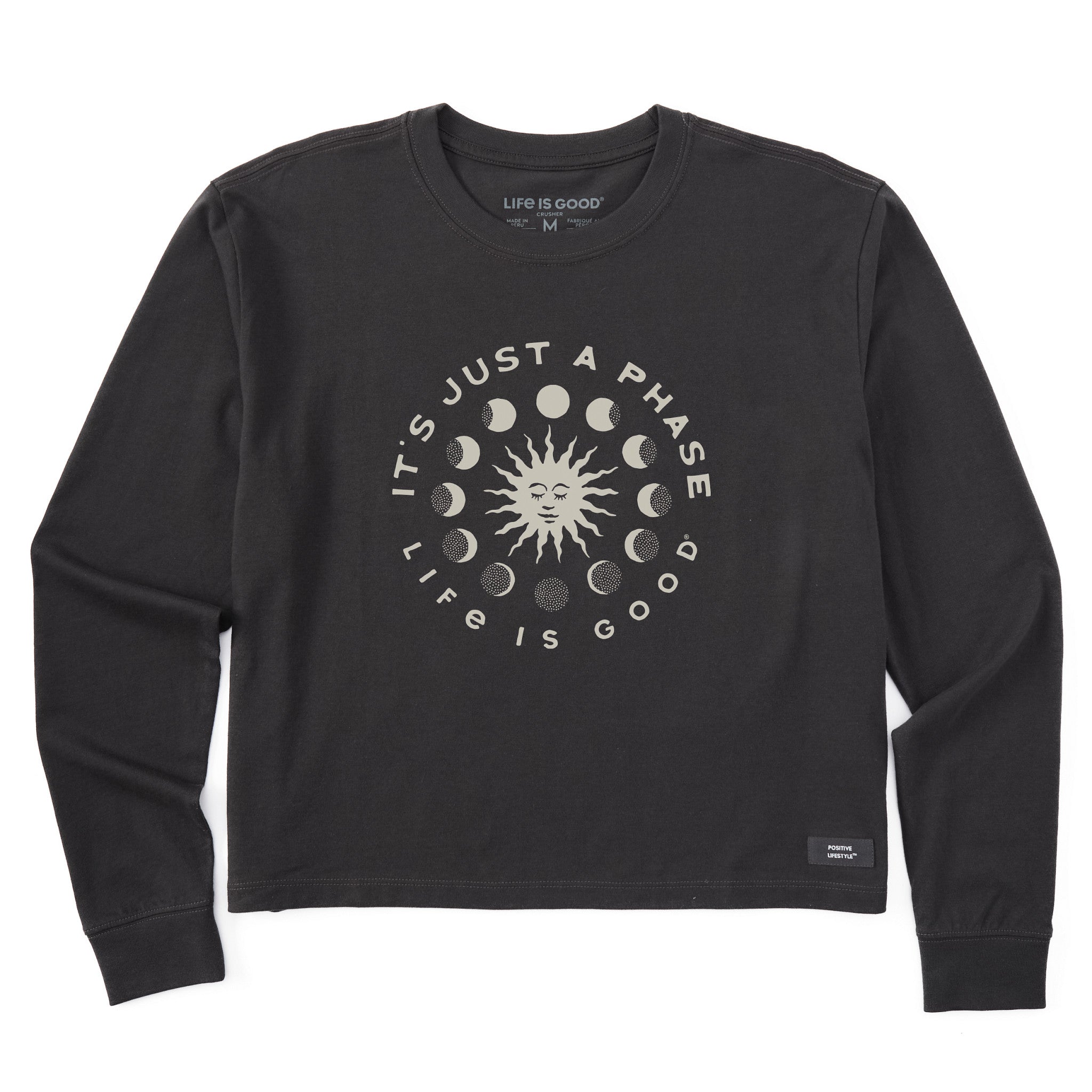 Women's Just a Phase Long Sleeve Crusher Boxy Tee