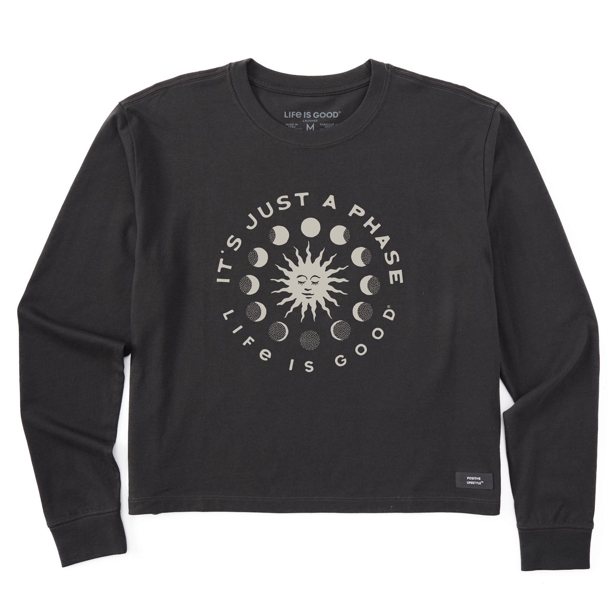 Women's Just a Phase Long Sleeve Crusher Boxy Tee