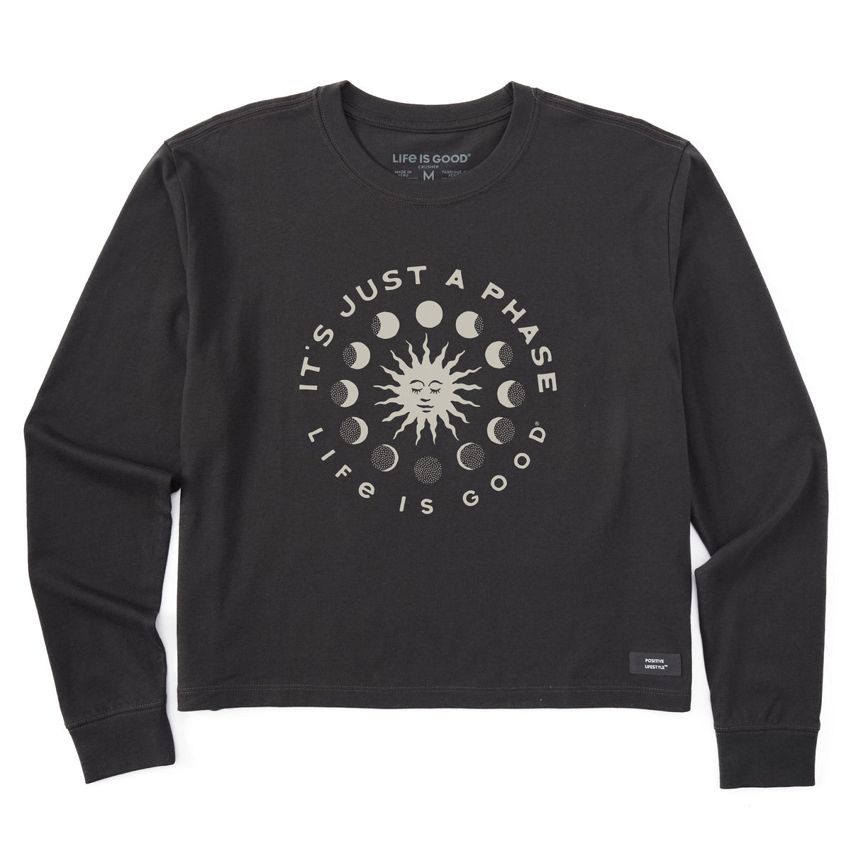 Women's Just a Phase Long Sleeve Crusher Boxy Tee