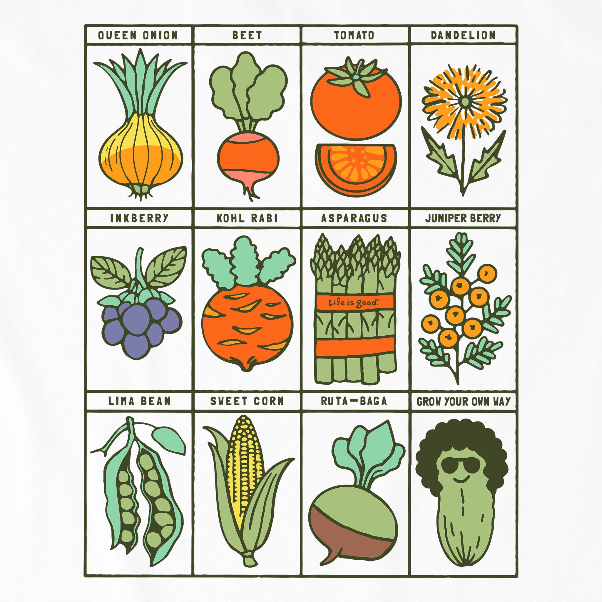 Kids Grow Your Own Way Short Sleeve Crusher Tee