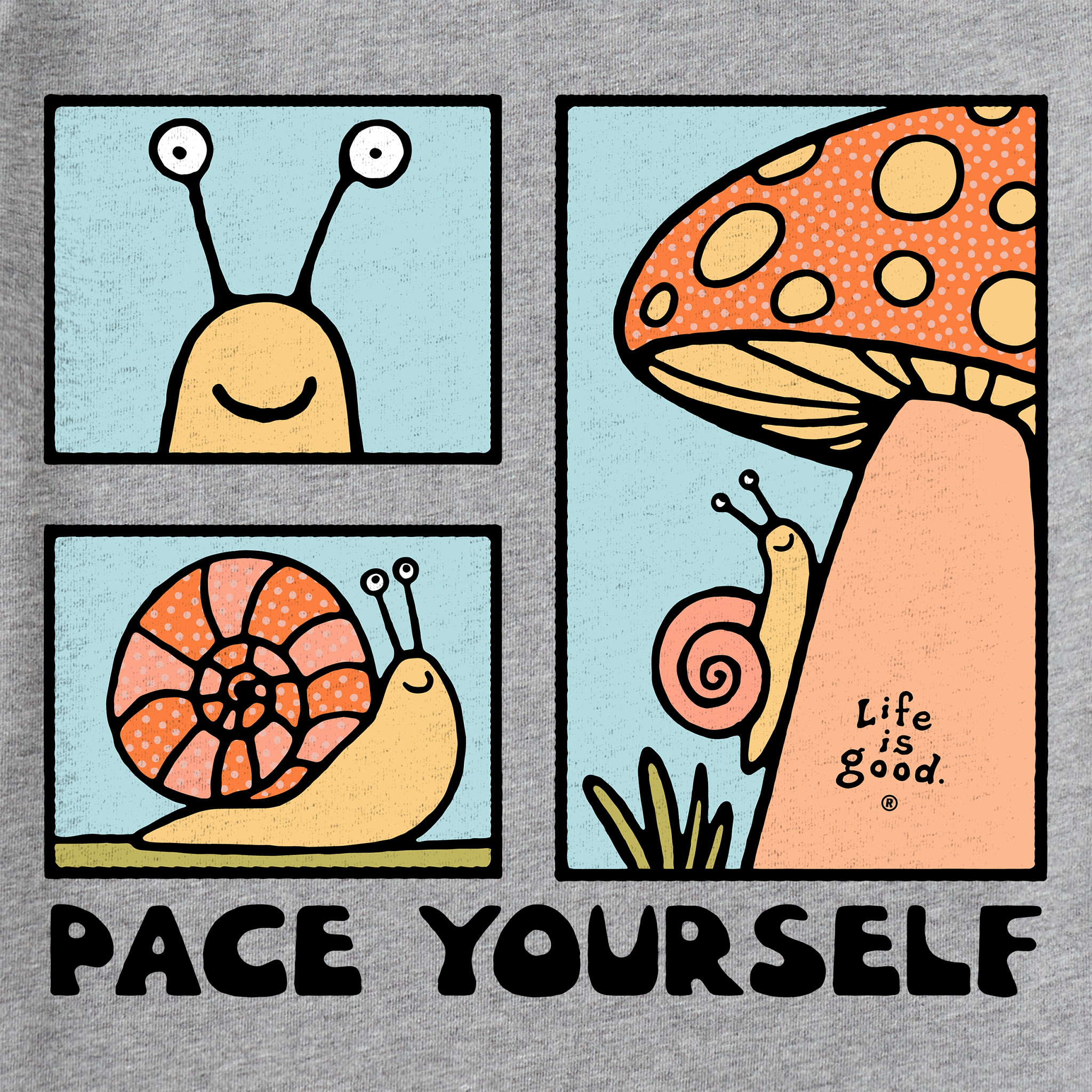 Men's Pace Yourself Snail Short Sleeve Tee