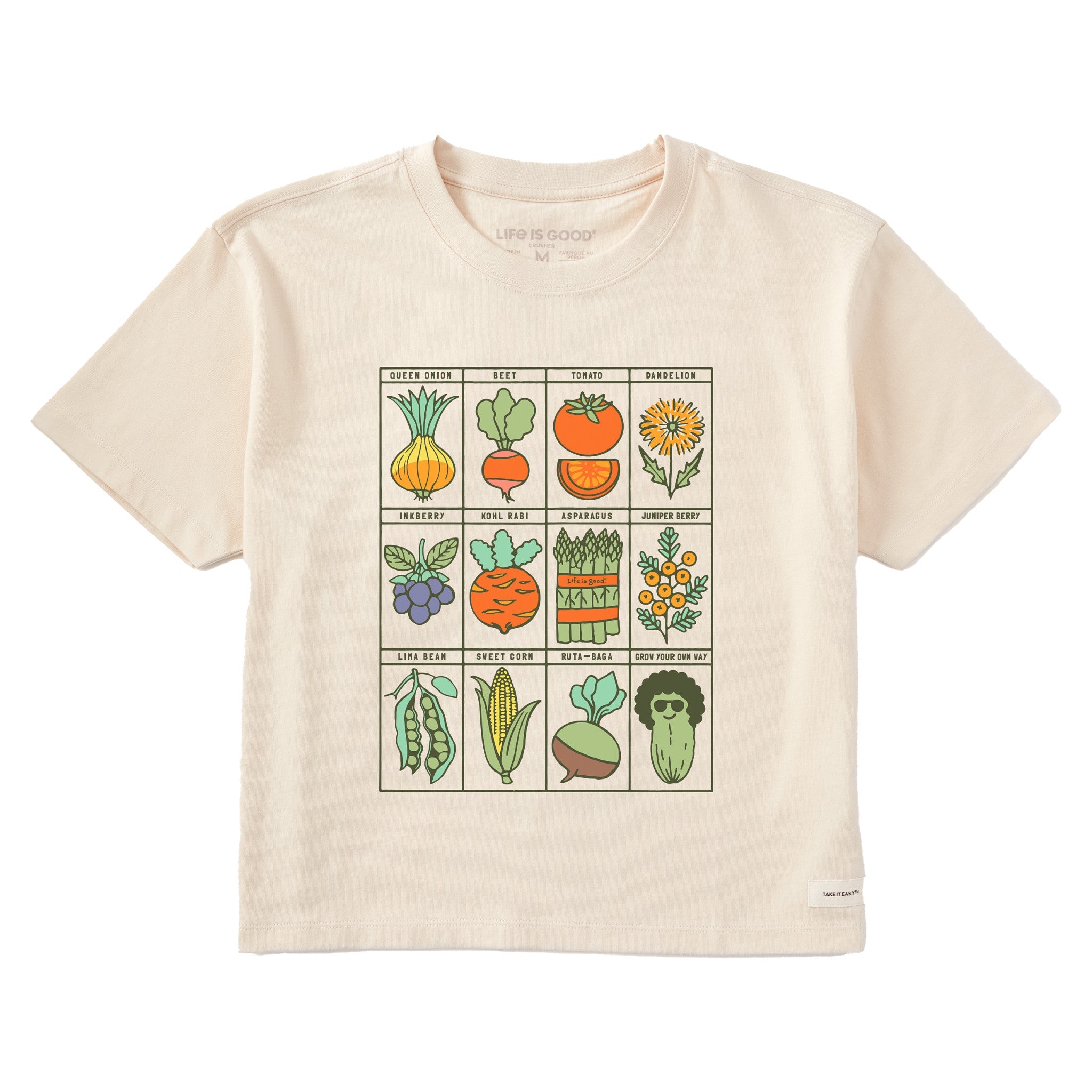Women's Grow Your Own Way Short Sleeve Crusher Boxy Tee