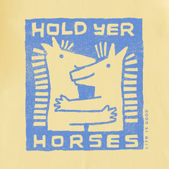 Women's Hold Yer Horses Hug Short Sleeve Tee