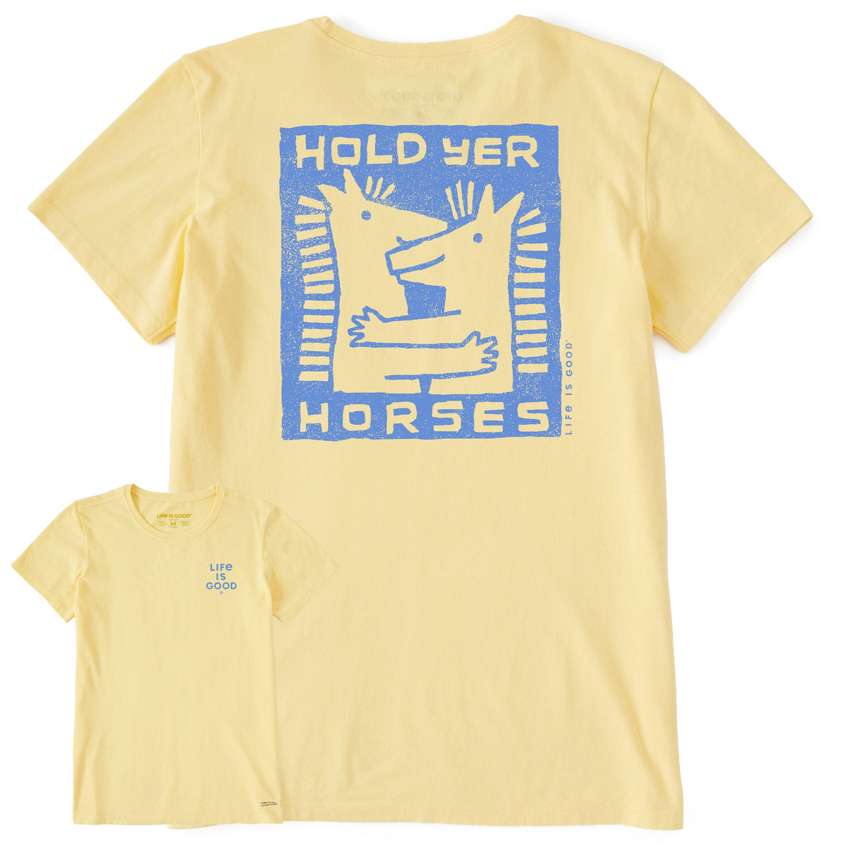 Women's Hold Yer Horses Hug Short Sleeve Tee