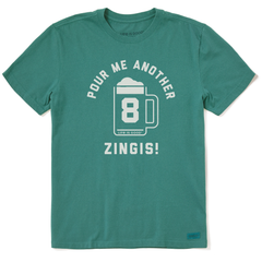 Men's Pour Me Another Zingis Short Sleeve Crusher Tee