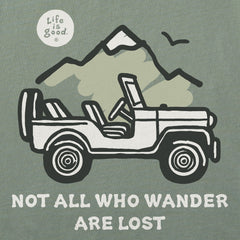 Men's Not All Who Wander Are Lost Vehicle Short Sleeve Tee
