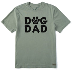 Men's Dog Dad Paw Short Sleeve Tee