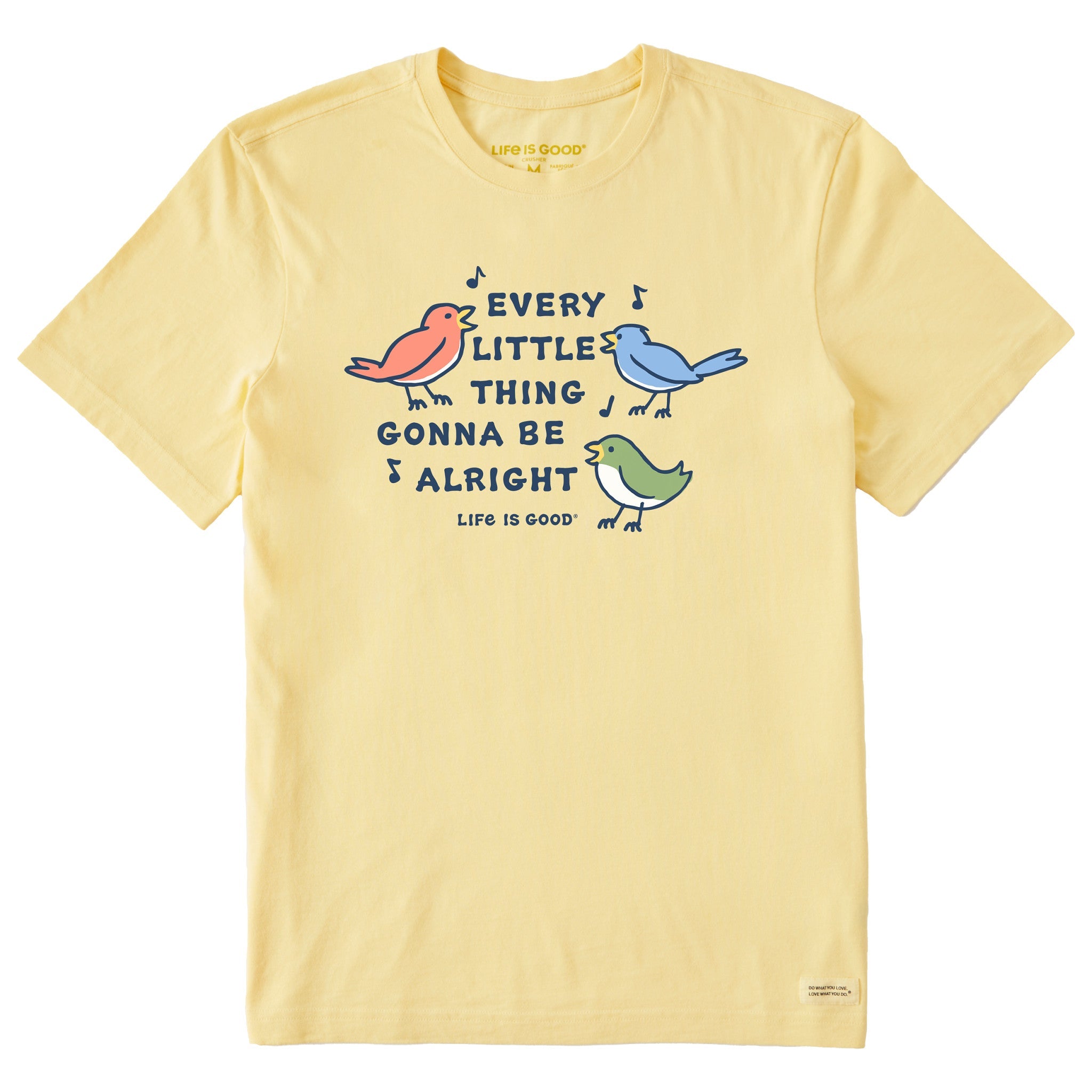 Men's Vintage Gonna Be Alright Birds Short Sleeve Tee