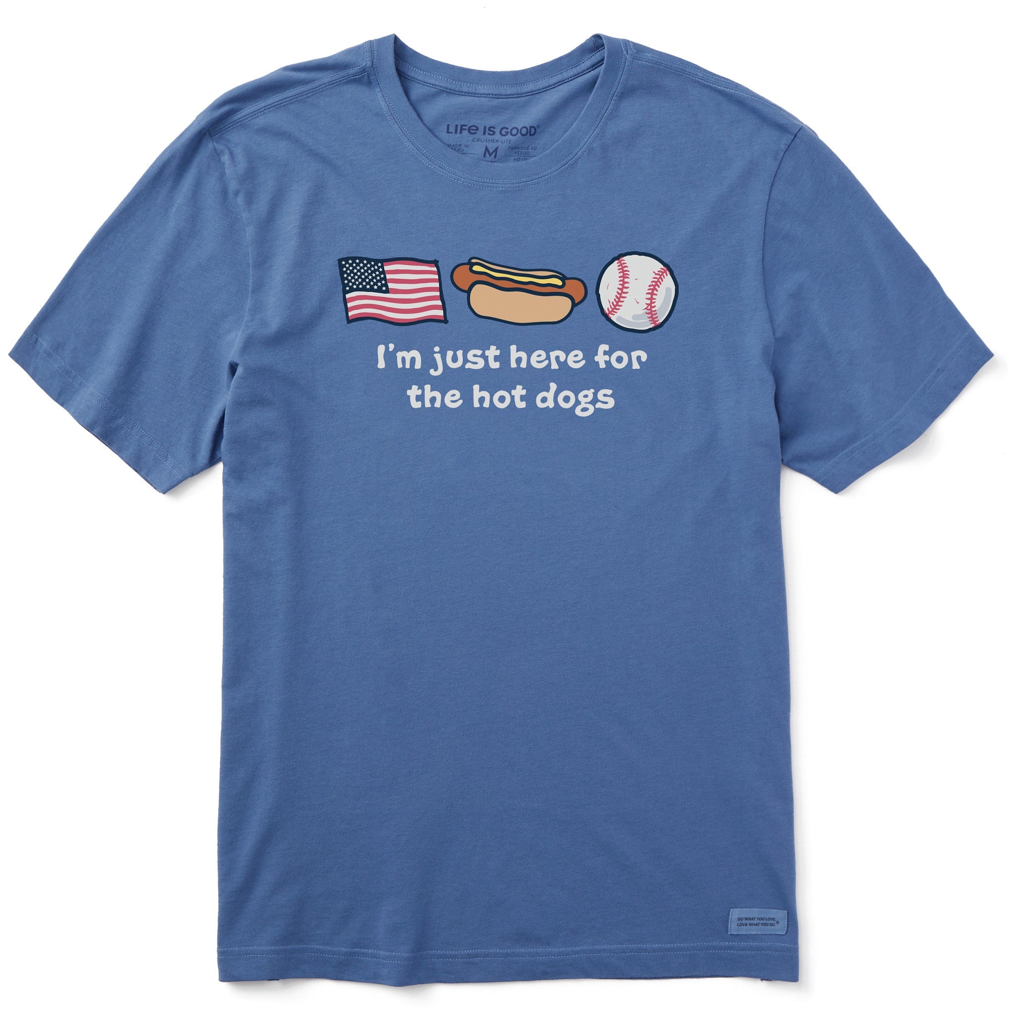 Men's Just Here for the Hot Dogs Short Sleeve Tee