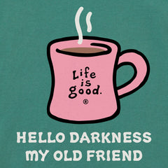 Women's Hello Darkness Coffee Short Sleeve Crusher Tee