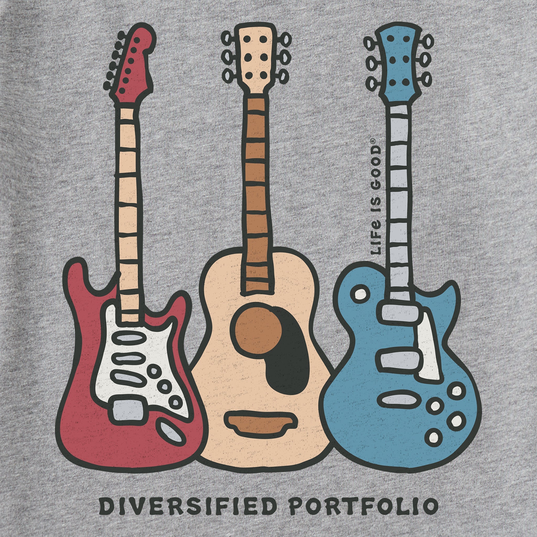 Women's Diversified Portfolio Guitars Short Sleeve Tee