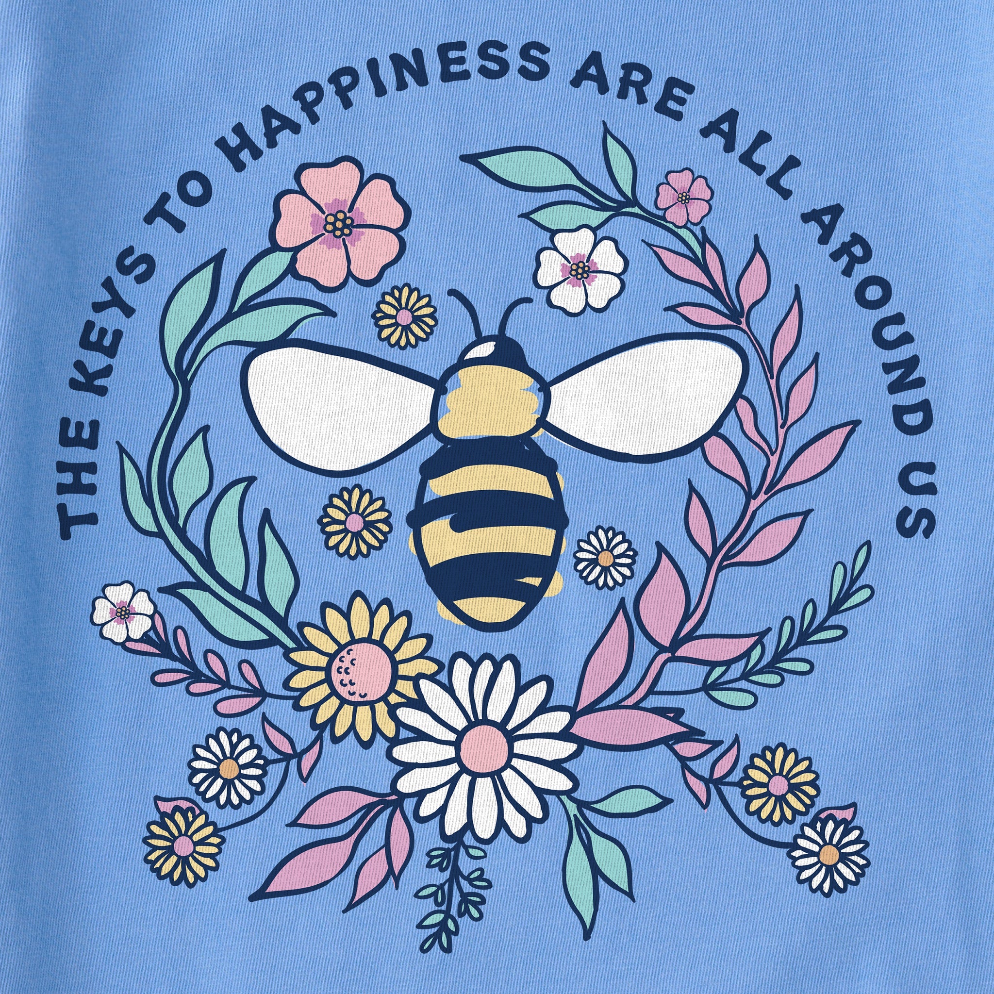 Women's Keys to Happiness Bee Crusher Tank