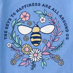 Women's Keys to Happiness Bee Crusher Tank