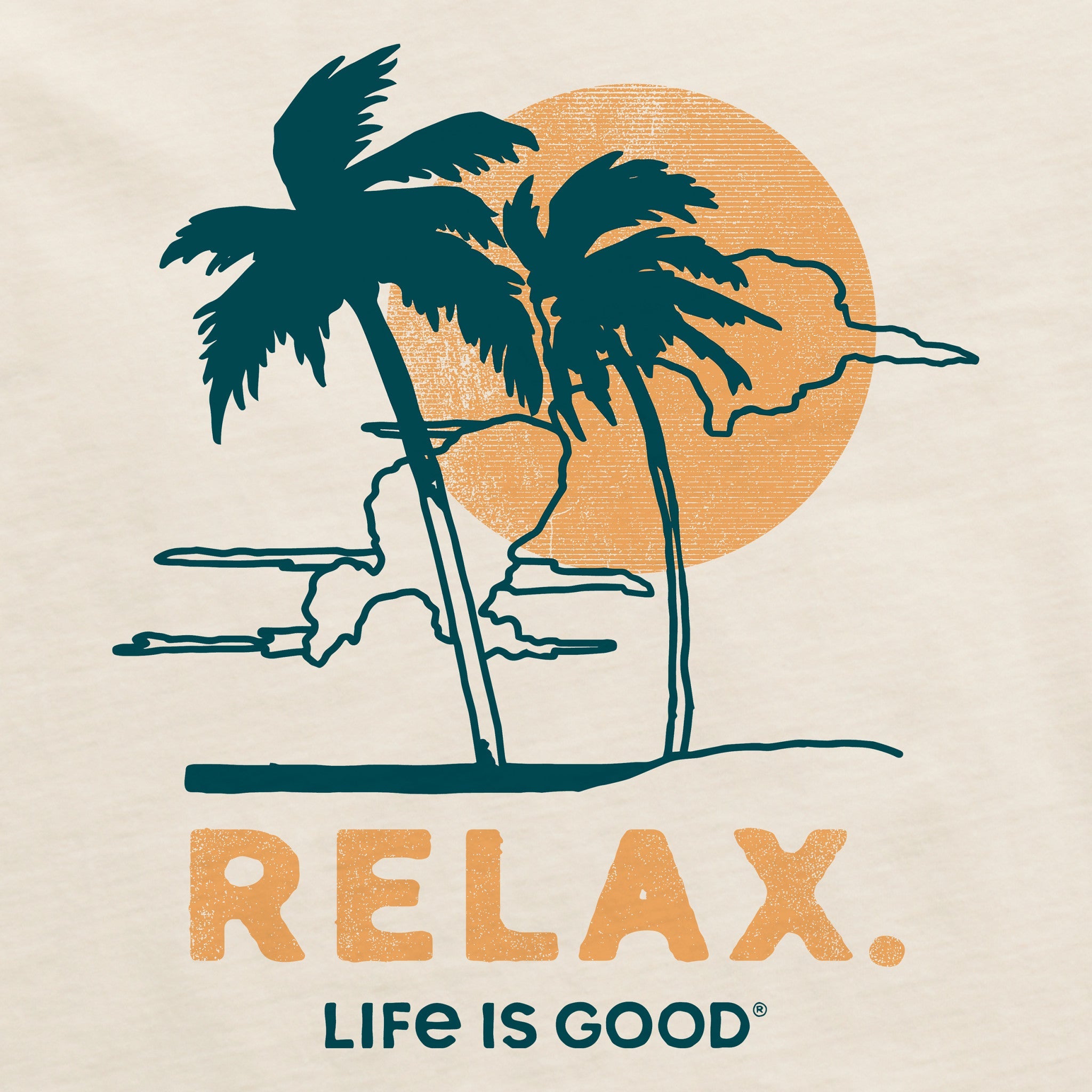 Men's Relax Palms Short Sleeve Crusher Tee