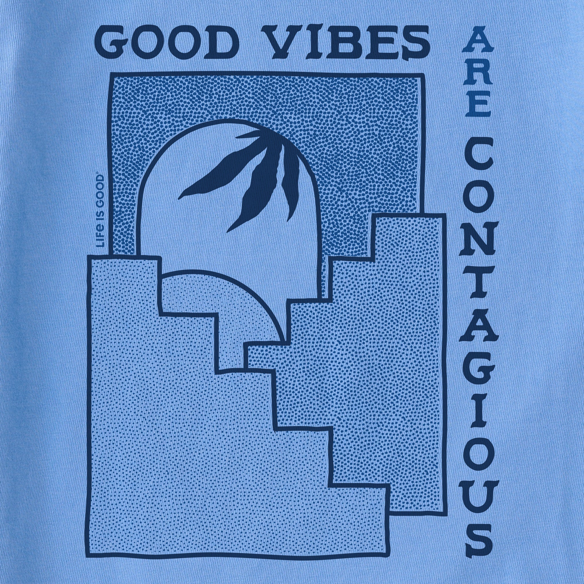 Women's Good Vibes Steps Short Sleeve Tee
