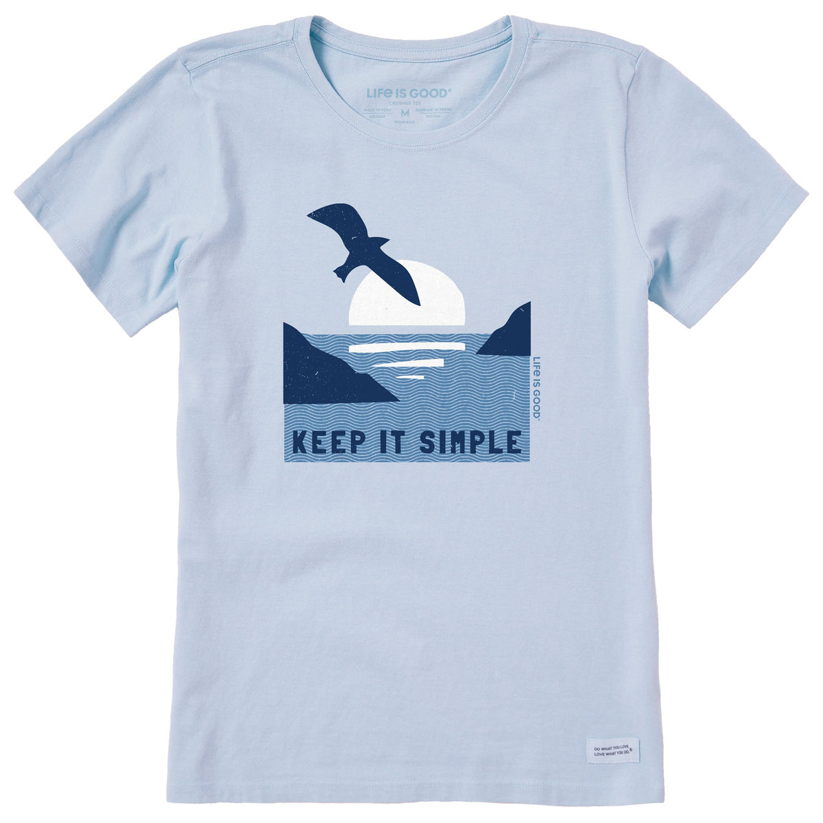 Women's Keep it Simple Gull Short Sleeve Crusher Tee
