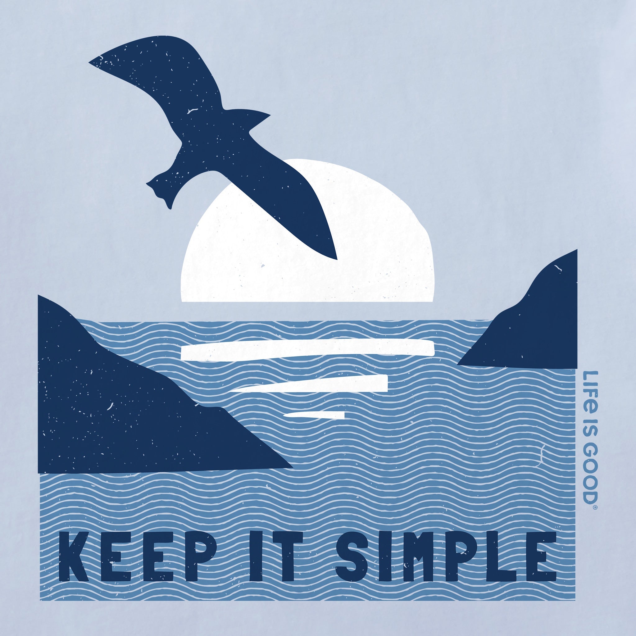 Women's Keep it Simple Gull Short Sleeve Crusher Tee