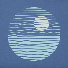Men's Minimal Round Sunset Short Sleeve Tee